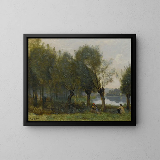 JeanBaptisteCamille Corot - MontgeronSaulaie Au Bord De Leau.webp