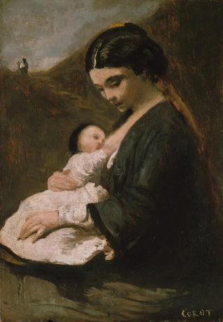 JeanBaptisteCamille Corot - Mother and Child.webp