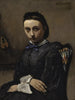 Portrait einer jungen Frau - Jean-Baptiste-Camille Corot — Ansicht des Kunstwerks