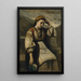 Träumerei - Jean-Baptiste-Camille Corot — gerahmtes Bild an der Wand