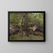 Felsen im Fontainebleau-Wald - Jean-Baptiste-Camille Corot — gerahmtes Bild an der Wand
