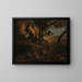 Saint Jérôme - Jean-Baptiste-Camille Corot — gerahmtes Bild an der Wand