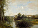 Seine und alte Brücke in Limay - Jean-Baptiste-Camille Corot — Ansicht des Kunstwerks