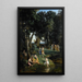 Silène - Jean-Baptiste-Camille Corot — gerahmtes Bild an der Wand