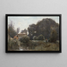 Souvenir de la Villa Borghèse - Jean-Baptiste-Camille Corot — gerahmtes Bild an der Wand