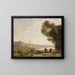 Souvenir des rives méditerranéennes - Jean-Baptiste-Camille Corot — gerahmtes Bild an der Wand