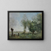 Souvenir de Coubron - Jean-Baptiste-Camille Corot — gerahmtes Bild an der Wand