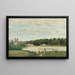 Das Bad - Jean-Baptiste-Camille Corot — gerahmtes Bild an der Wand