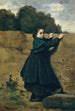 La Petite Curieuse - Jean-Baptiste-Camille Corot — Ansicht des Kunstwerks