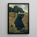 La Petite Curieuse - Jean-Baptiste-Camille Corot — gerahmtes Bild an der Wand