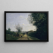 Les Environs de Paris - Jean-Baptiste-Camille Corot — gerahmtes Bild an der Wand