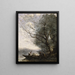 Der Fährmann - Jean-Baptiste-Camille Corot — gerahmtes Bild an der Wand