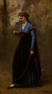 La Liseuse - Jean-Baptiste-Camille Corot — Ansicht des Kunstwerks