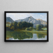 Ein See im Oberland - Jean-Baptiste-Camille Corot — gerahmtes Bild an der Wand
