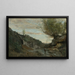 Ein Strom der Abruzzen - Jean-Baptiste-Camille Corot — gerahmtes Bild an der Wand