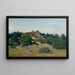 Eine Farm in Saint-Martin-du-Bon-Fossé bei Saint-Lô - Jean-Baptiste-Camille Corot — gerahmtes Bild an der Wand