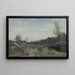 abgeholzte Täler - Jean-Baptiste-Camille Corot — gerahmtes Bild an der Wand