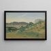 Ansicht von Olevano - Jean-Baptiste-Camille Corot — gerahmtes Bild an der Wand