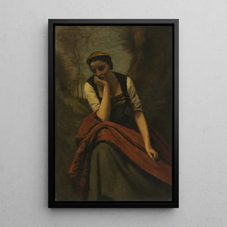JeanBaptisteCamille Corot - Woman Meditating.webp
