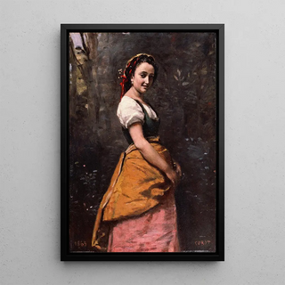 JeanBaptisteCamille Corot - Young Woman in the Woods.webp