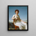Portrait de Constance Pipelet - Jean-Baptiste-François Desoria — gerahmtes Bild an der Wand