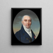 Portrait von Antoine Roy - Jean-Baptiste-Jacques Augustin — gerahmtes Bild an der Wand