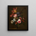 Blumenvasen - Jean-Baptiste Blain de Fontenay — gerahmtes Bild an der Wand