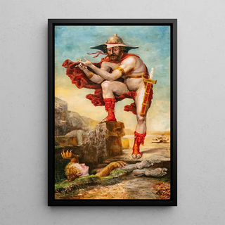 JeanBaptiste Cariven - Oedipus and the Sphinx.webp