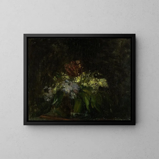 Blumenstrauß mit Maiglöckchen - Jean-Baptiste Carpeaux — gerahmtes Bild an der Wand