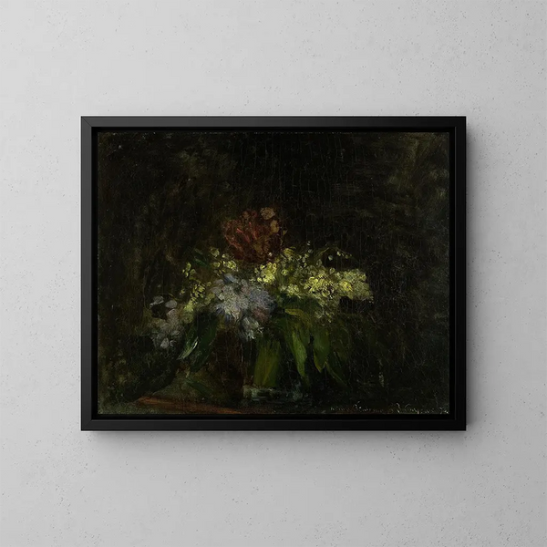 Blumenstrauß mit Maiglöckchen - Jean-Baptiste Carpeaux — gerahmtes Bild an der Wand