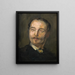 Portrait des Viscounts Simon de Montfort 1841-1898 Schwager von Carpeaux - Jean-Baptiste Carpeaux — gerahmtes Bild an der Wand