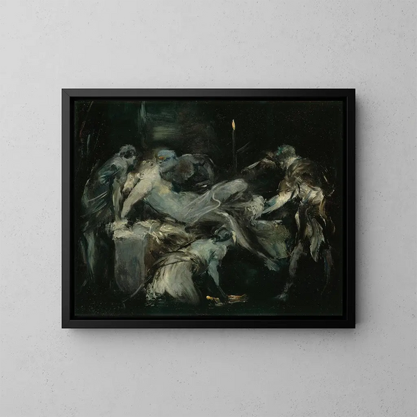 Szene der Geburt - Jean-Baptiste Carpeaux — gerahmtes Bild an der Wand