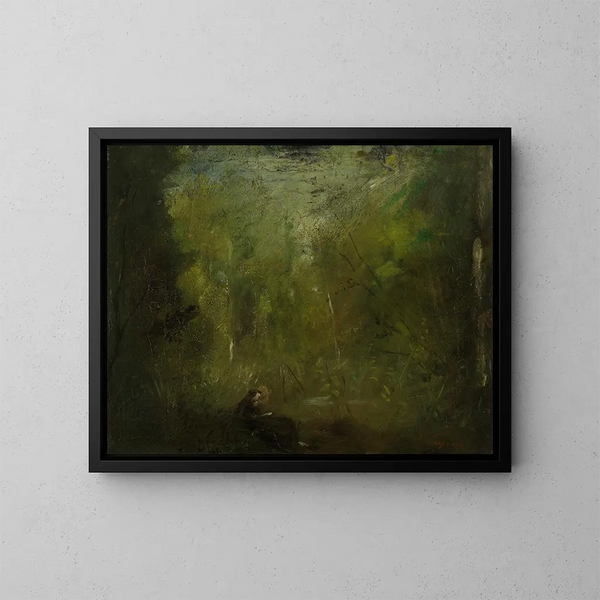 Solitude à la fort - Jean-Baptiste Carpeaux — gerahmtes Bild an der Wand