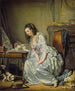 Der zerbrochene Spiegel - Jean-Baptiste Greuze — Ansicht des Kunstwerks