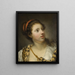 Die Nymphe Callisto - Jean-Baptiste Greuze — gerahmtes Bild an der Wand