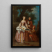 La lotterie - Jean-Baptiste Lebel — gerahmtes Bild an der Wand