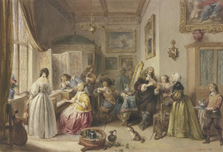 JeanBaptiste Madou - Gerhard Terborg zu Besuch bei seiner Nichte.webp