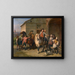 Ritter in der Herberge - Jean-Baptiste Madou — gerahmtes Bild an der Wand