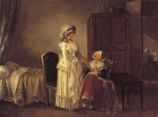 Die Besuch der Genesenden - Jean-Baptiste Mallet — Ansicht des Kunstwerks
