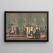 Café des Patriotes Ein Haus des Patriotenkaffees - Jean-Baptiste Morret — gerahmtes Bild an der Wand