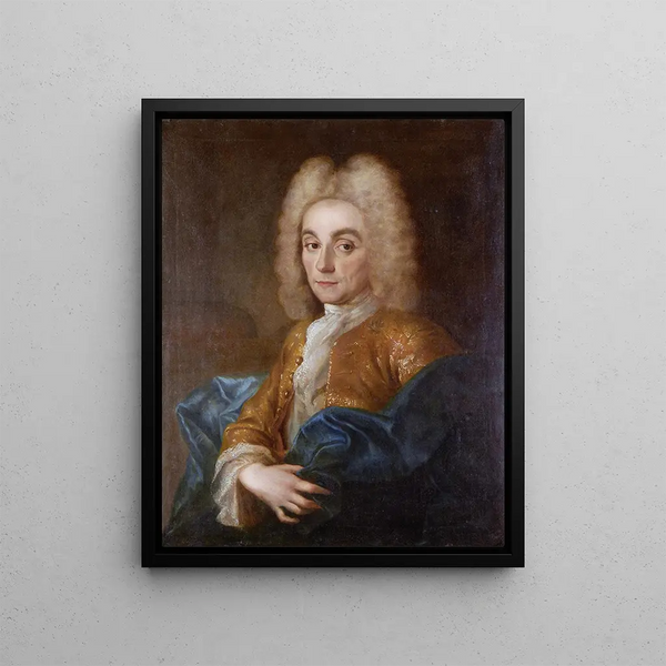 Charles François De La Baume Le Blanc Herzog von La Vallière - Jean-Baptiste Oudry — gerahmtes Bild an der Wand