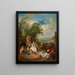 Eine ländliche Feier während der Weinlese - Jean-Baptiste Pater — gerahmtes Bild an der Wand