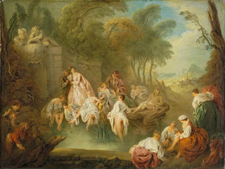 JeanBaptiste Pater - Bathing Party in a Park.webp