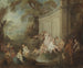 Gesellschaft der Bäder in einem Park - Jean-Baptiste Pater — Ansicht des Kunstwerks