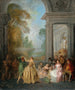 Tänzer in einem Pavillon - Jean-Baptiste Pater — Ansicht des Kunstwerks