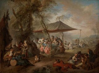 Freuden des Lebens der Soldaten - Jean-Baptiste Pater — Ansicht des Kunstwerks
