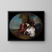 Der Mäusefänger - Jean-Baptiste Pater — gerahmtes Bild an der Wand