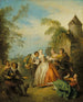 Le Colin-maillard, Blind Man's Buff - Jean-Baptiste Pater — Ansicht des Kunstwerks