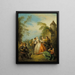 Le Colin-maillard, Blind Man's Buff - Jean-Baptiste Pater — gerahmtes Bild an der Wand