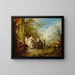 Der Wahrsager - Jean-Baptiste Pater — gerahmtes Bild an der Wand